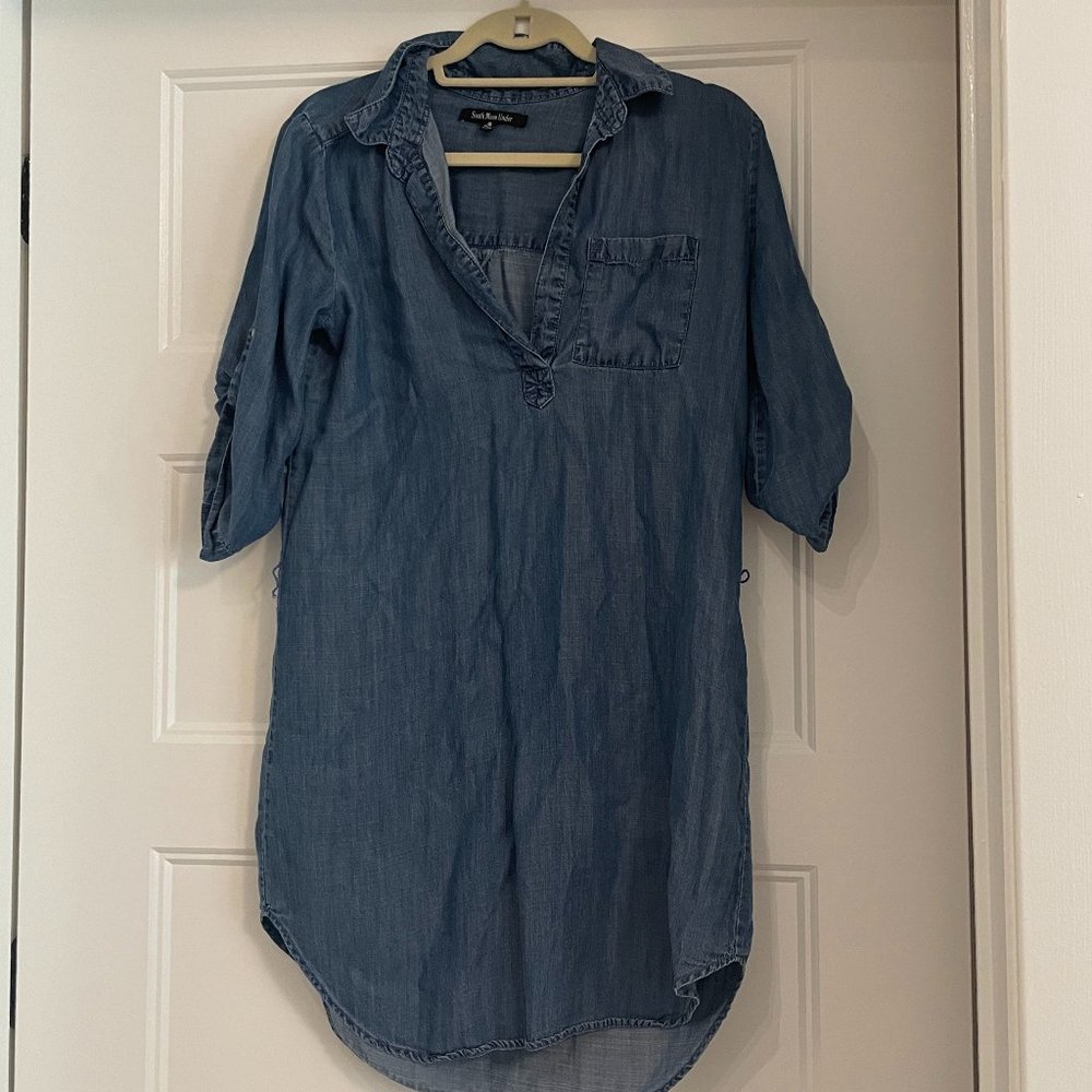 Chambray Shirt Dress SOUTH MOON UNDER